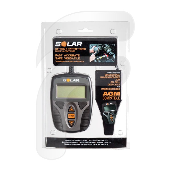 TESTER DE BATERÍAS Y SISTEMAS SOLAR LED 7/15V